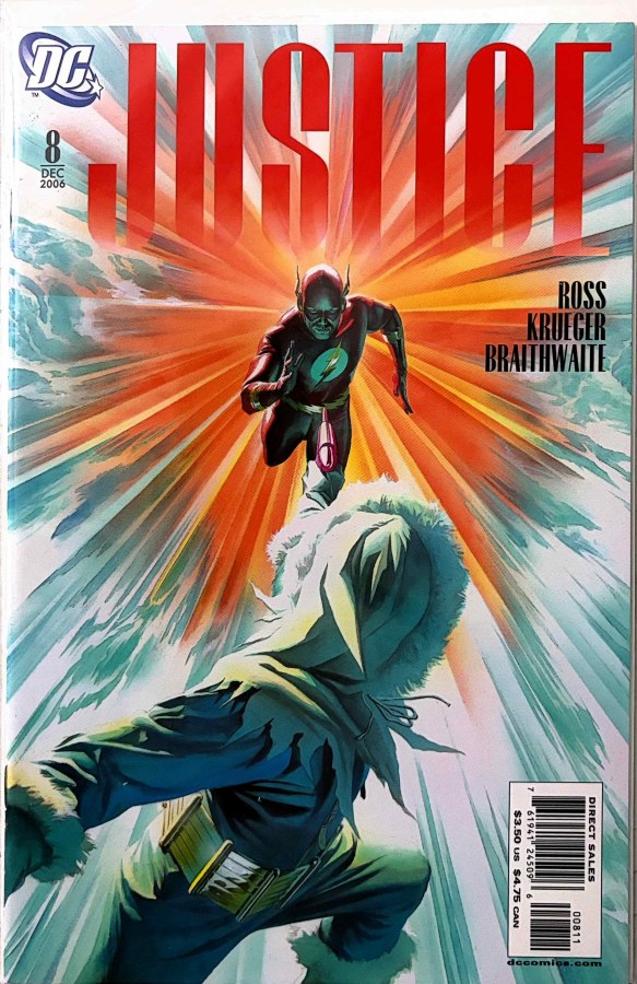 Justice #8 (2006) DC First Printing cover