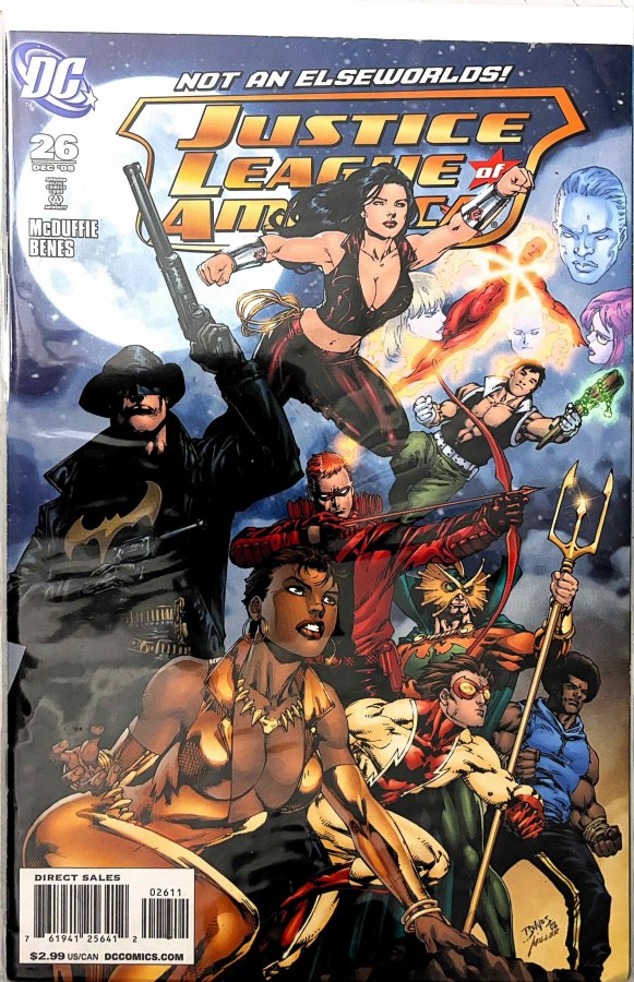 Justice League of America #26 (2008) DC First Printing cover