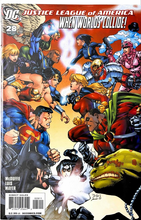 Justice League of America #28 (2009) DC First Printing cover