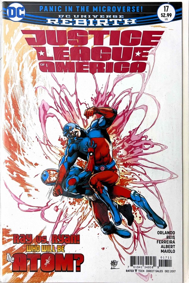 Justice League of America #17 (2017) DC First Printing cover