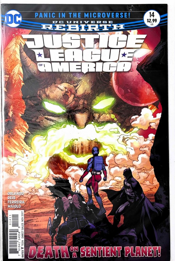 Justice League of America #14 (2017) DC First Printing cover