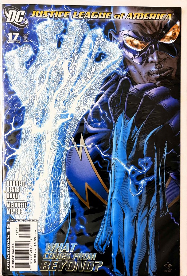 Justice League of America #17 (2008) DC First Printing cover