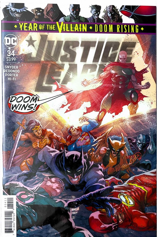 Justice League #34 (2019) DC First Printing cover