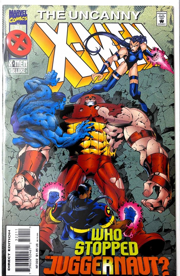 The Uncanny X-Men #322 (1995) Marvel First Printing cover