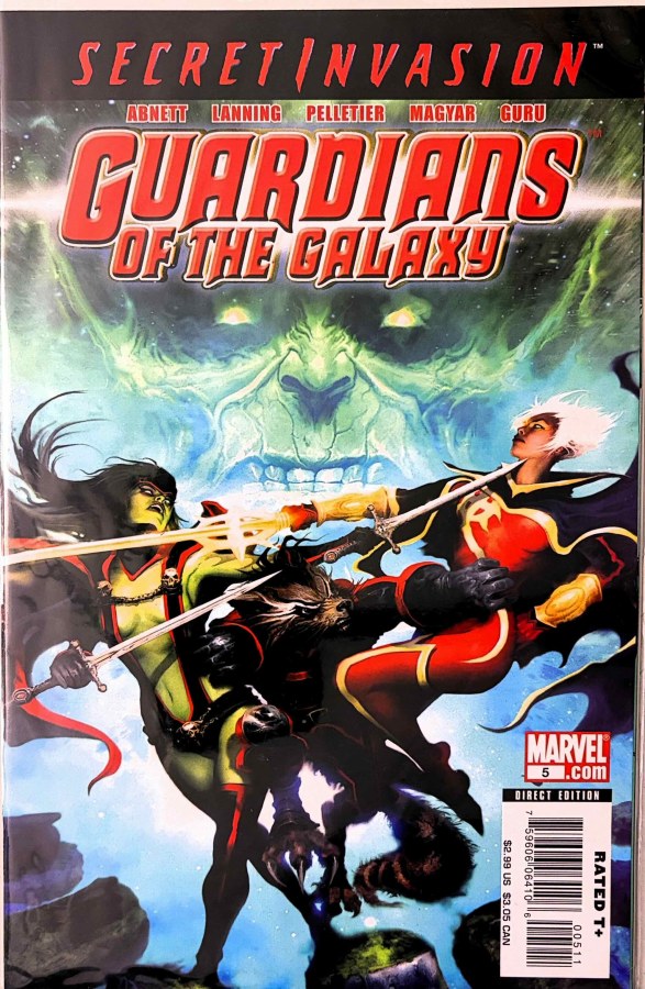 Guardians of the Galaxy #5 (2008) Marvel First Printing cover