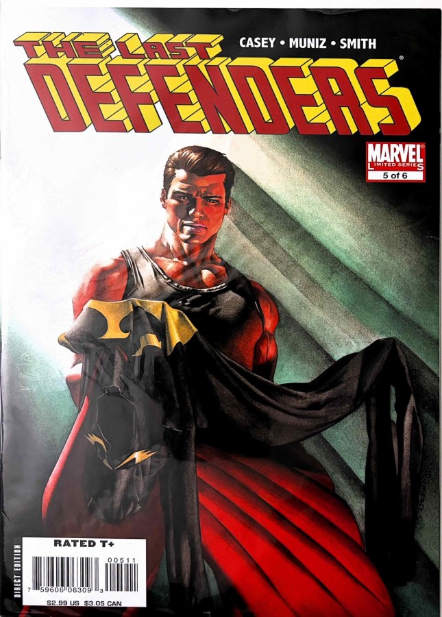The Last Defenders #5 (2008) Marvel First Printing cover