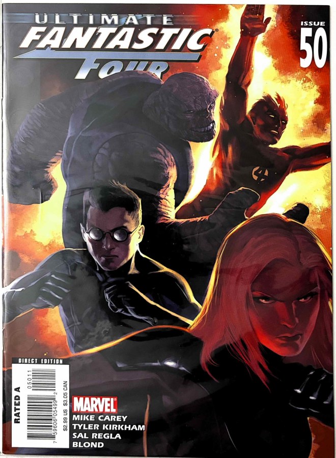 Ultimate Fantastic Four #50 (2008) Marvel First Printing cover