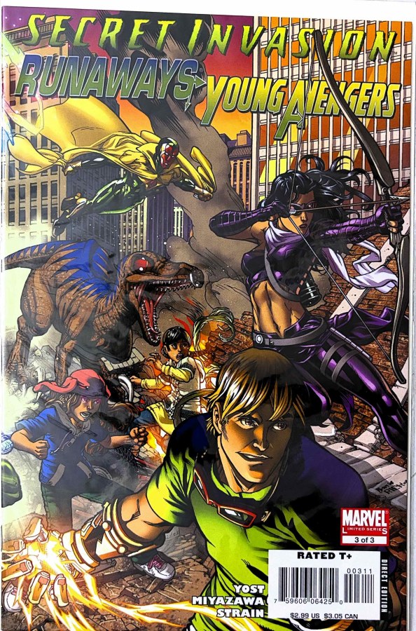 Secret Invasion: Runaways / Young Avengers #3 (2008) Marvel cover