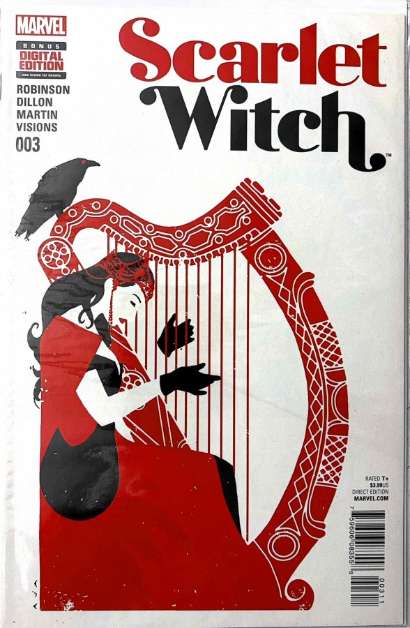 Scarlet Witch #3 (2016) Marvel First Printing cover