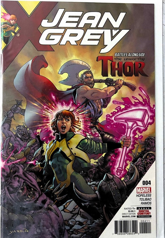 Jean Grey #4 (2017) Marvel First Printing cover