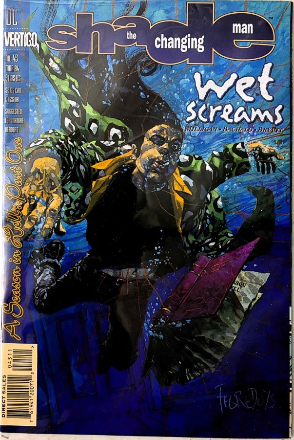 Shade, the Changing Man #45 (1994) Vertigo First Printing cover