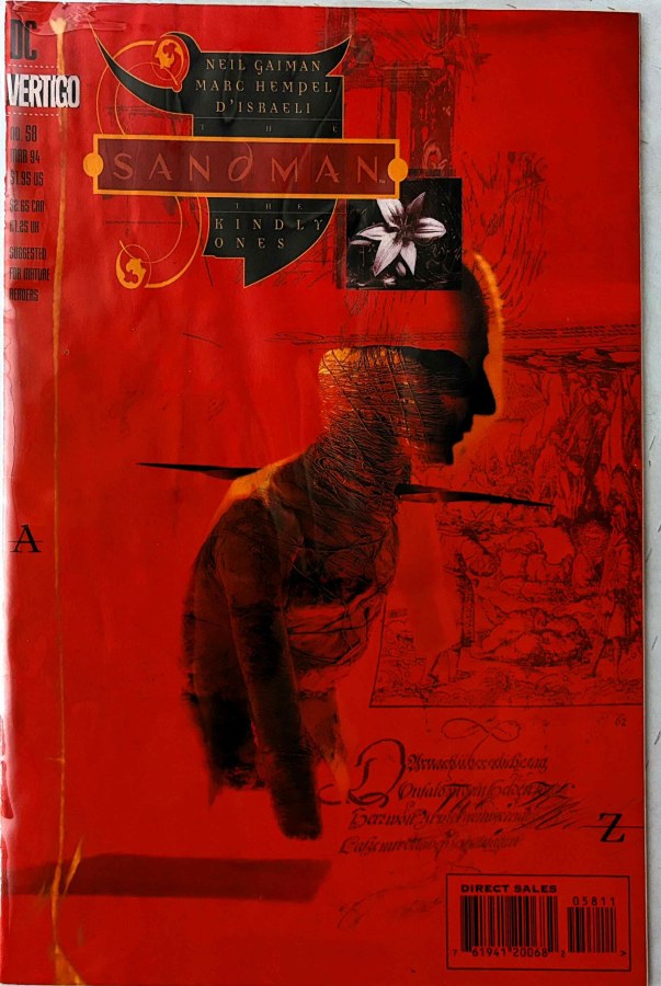 Sandman #58 (1994) Vertigo First Printing cover