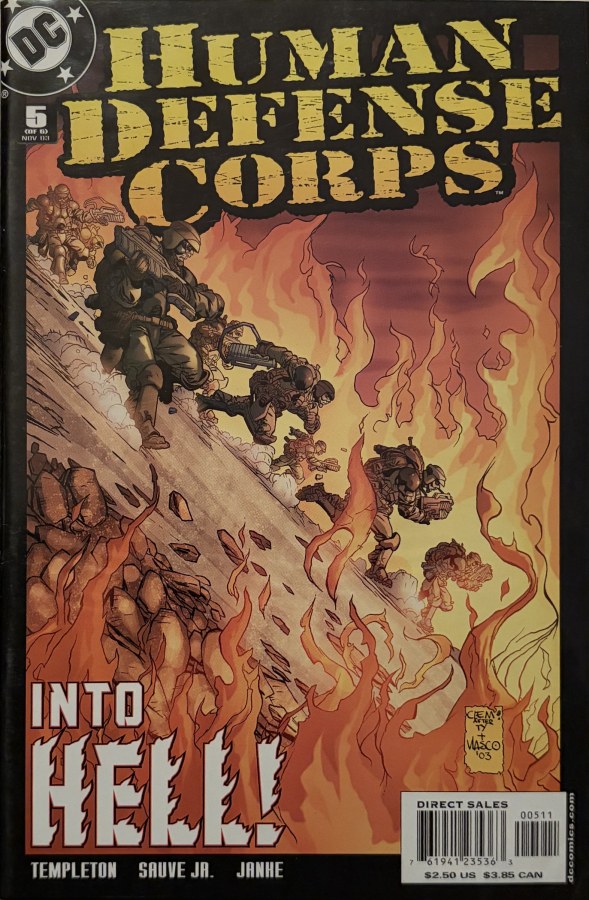Human Defense Corps #5 cover