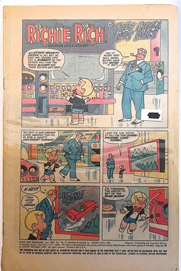 Richie Rich #43 cover
