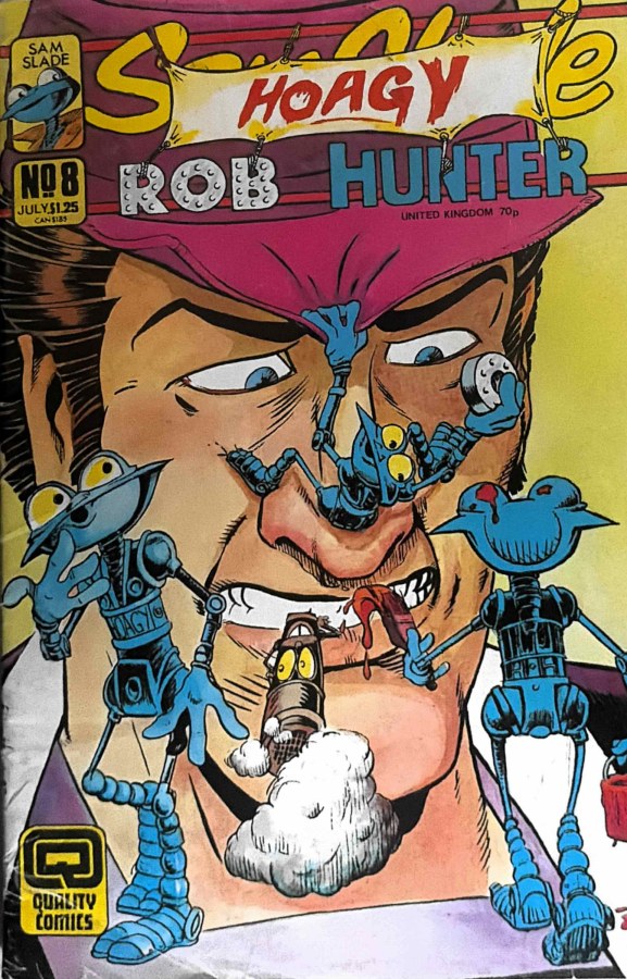 Sam Slade Robo Hunter: Hoagy #8 (1987) Fleetway/Quality VF cover