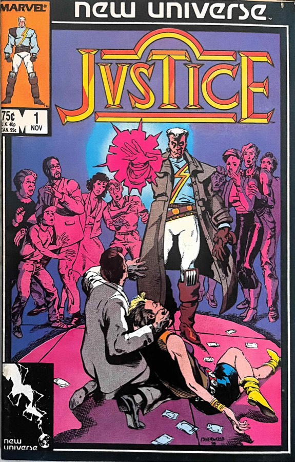 Justice #1 Marvel/New Universe VF cover