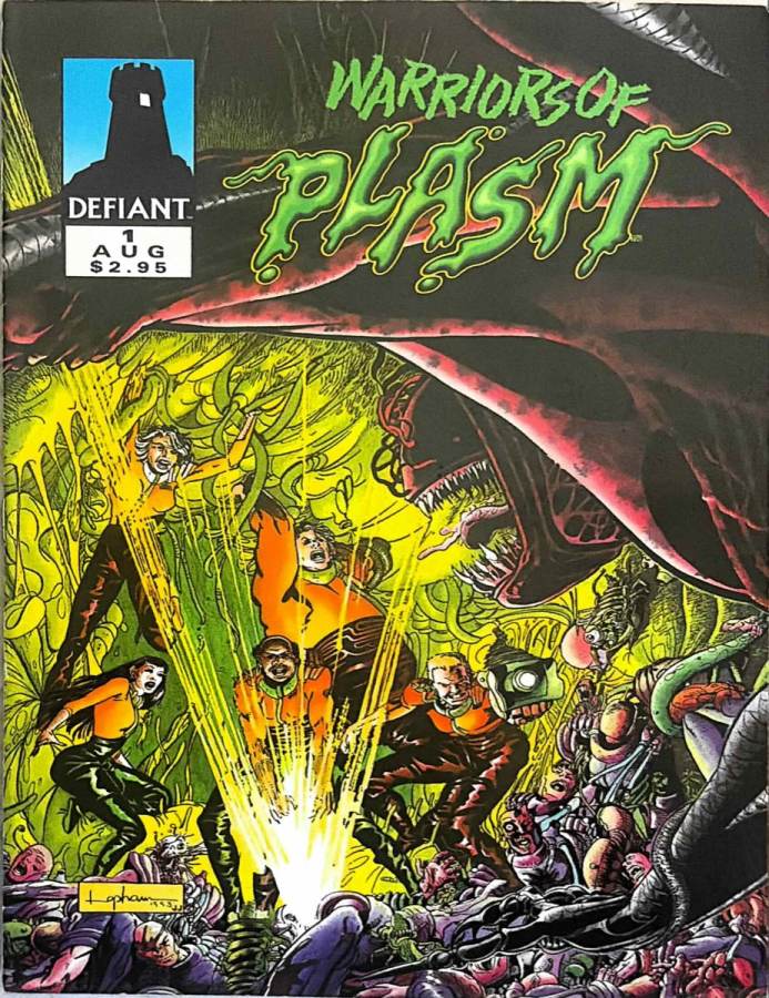 Warriors of Plasm #1 (1993) Defiant VF/NM cover