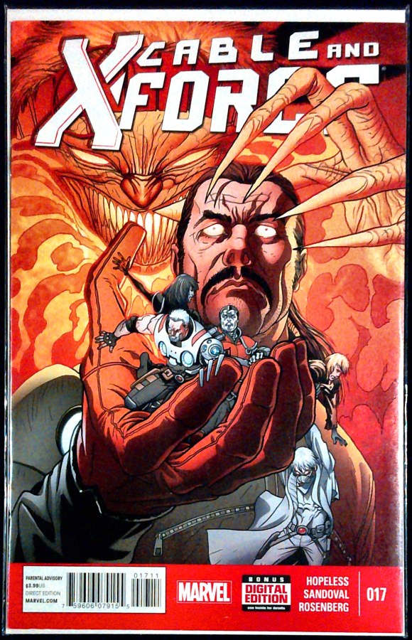 Cable and X-Force #17 (2012) Marvel unassessed cover