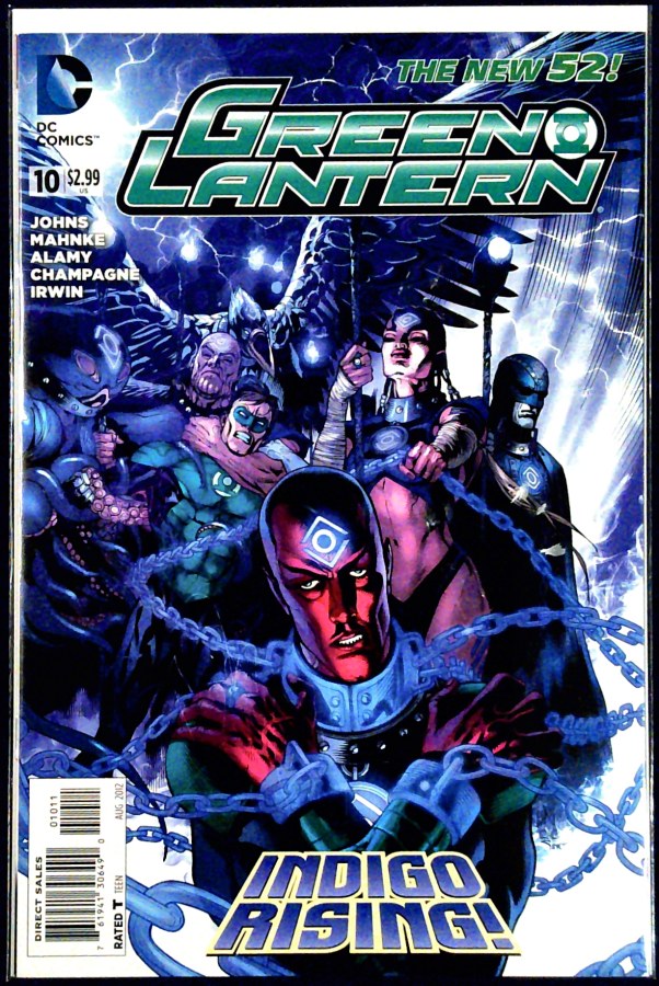 Green Lantern #10 (2012) DC Comics unassessed cover