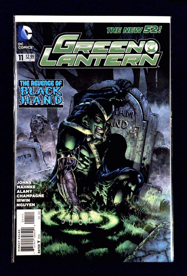 Green Lantern #11 (2011) DC Comics unassessed cover