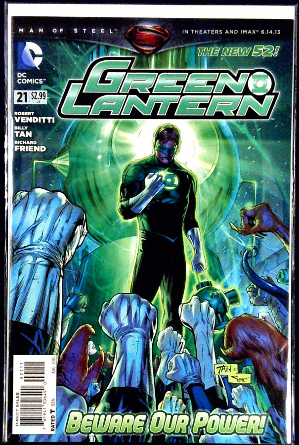 Green Lantern #21 (2013) DC Comics unassessed cover