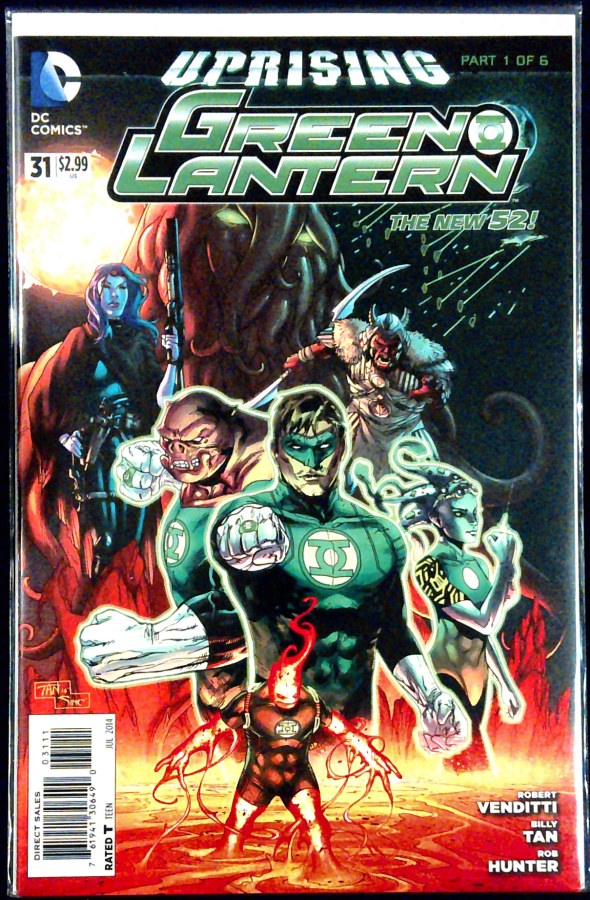 Green Lantern #31 (2014) DC Comics unassessed cover