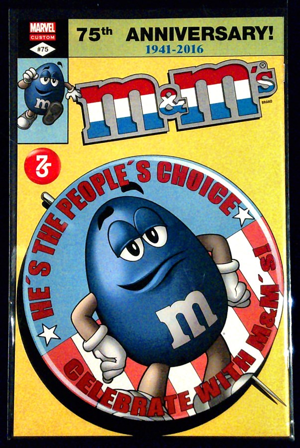 M&M's 75th Anniversary #75 (2016) Marvel Custom unassessed cover