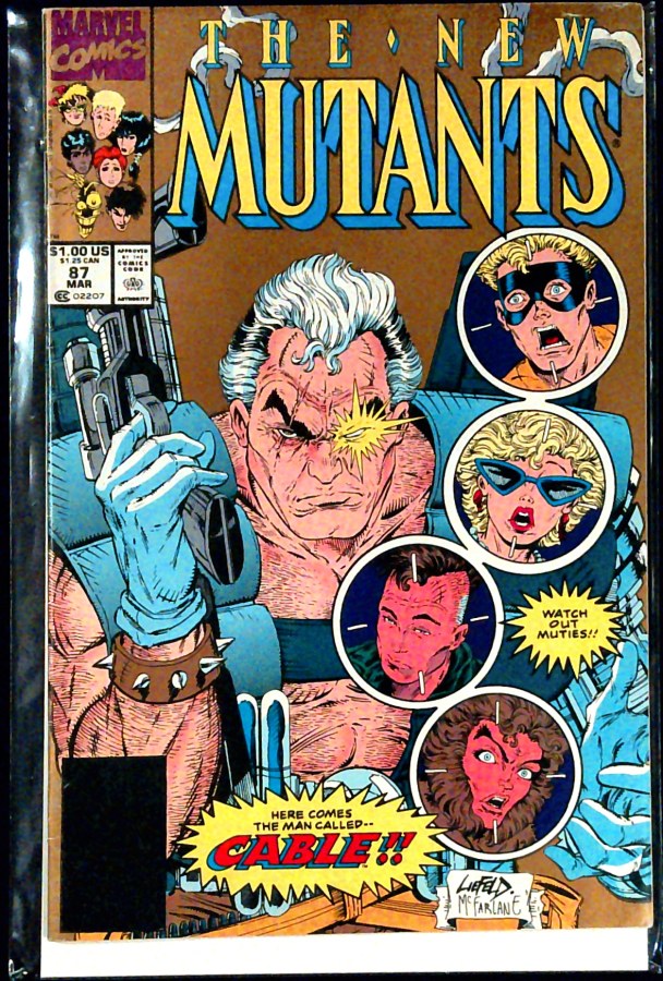 The New Mutants #87 (1990) cover