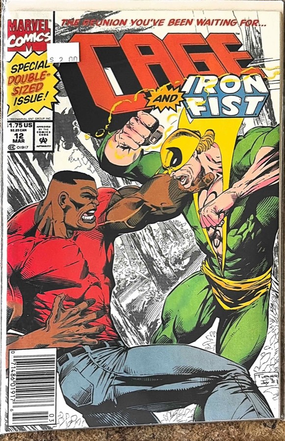 Cage #12 Marvel Comics unassessed cover