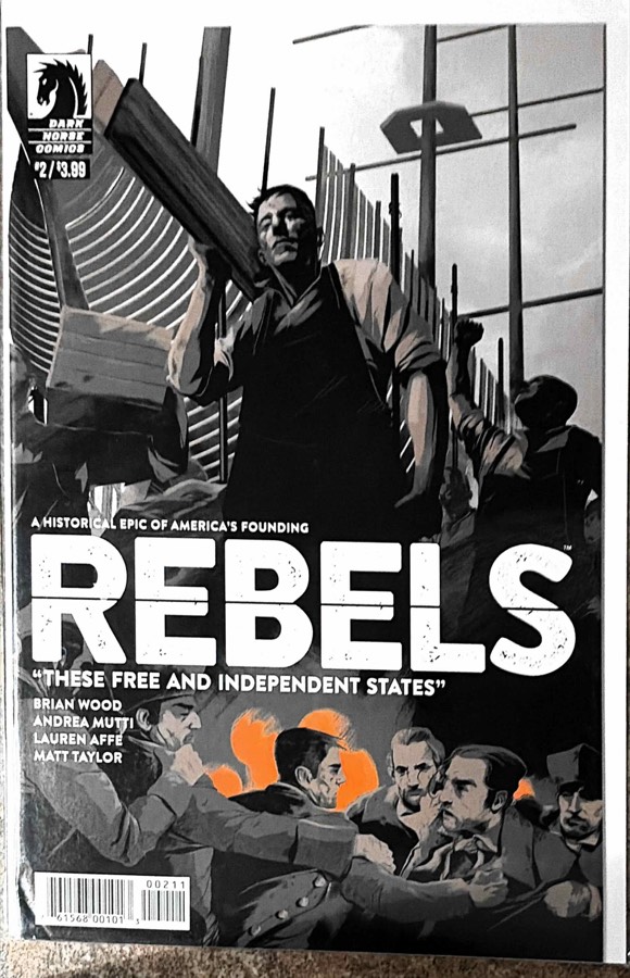 Rebels: These Free and Independent States #2 (2017) Dark Horse Comics unassessed cover