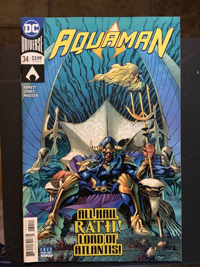 Aquaman (2016 Rebirth) #34 (2016) DC NM cover