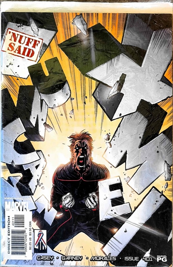 The Uncanny X-Men #401 (2002) Marvel unassessed cover