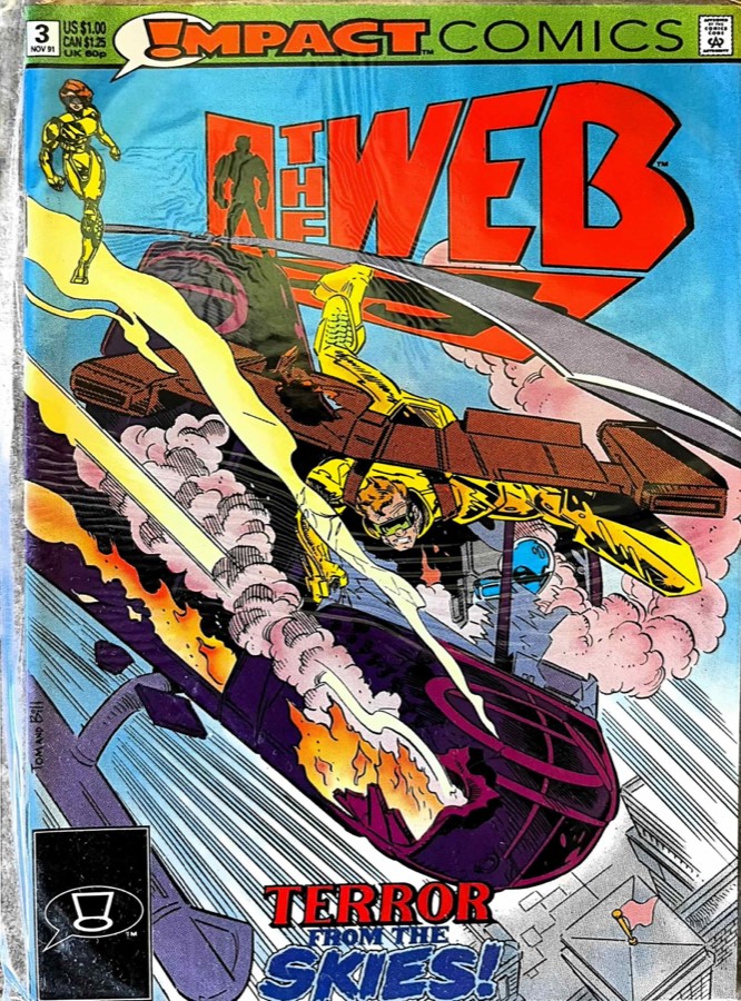 The Web #3 (1991) Impact Comics First Printing unassessed cover