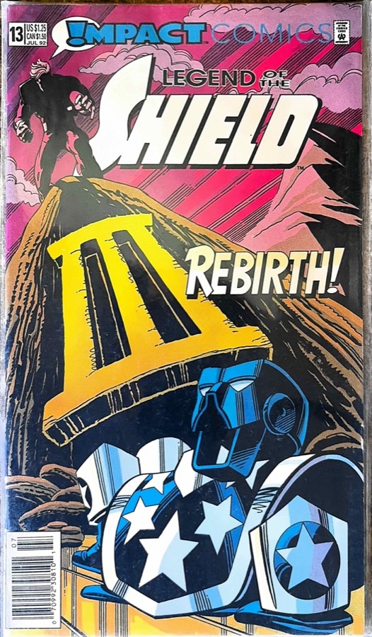 Legend of the Shield #13 (1992) Impact Comics First Printing unassessed cover