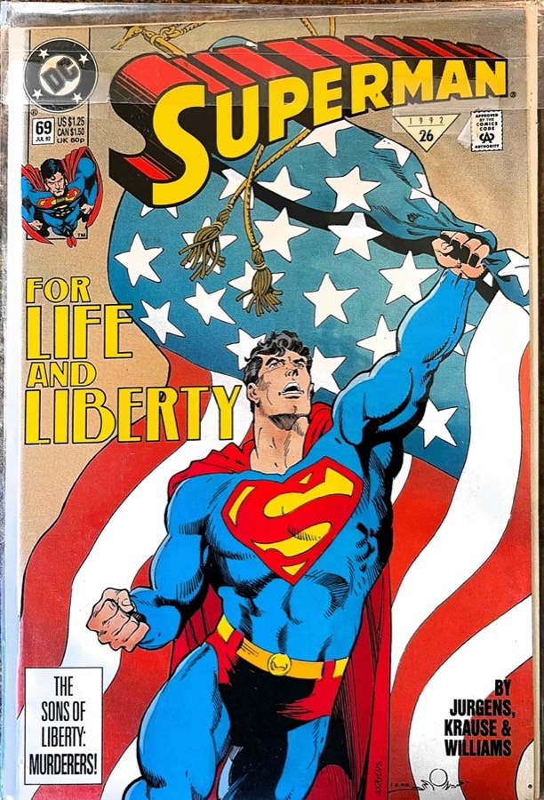 Superman #69 DC Comics unassessed cover