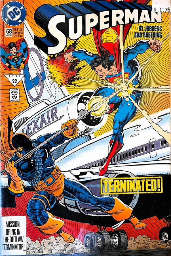 Superman #68 (1992) DC Comics 1st Printing unassessed cover