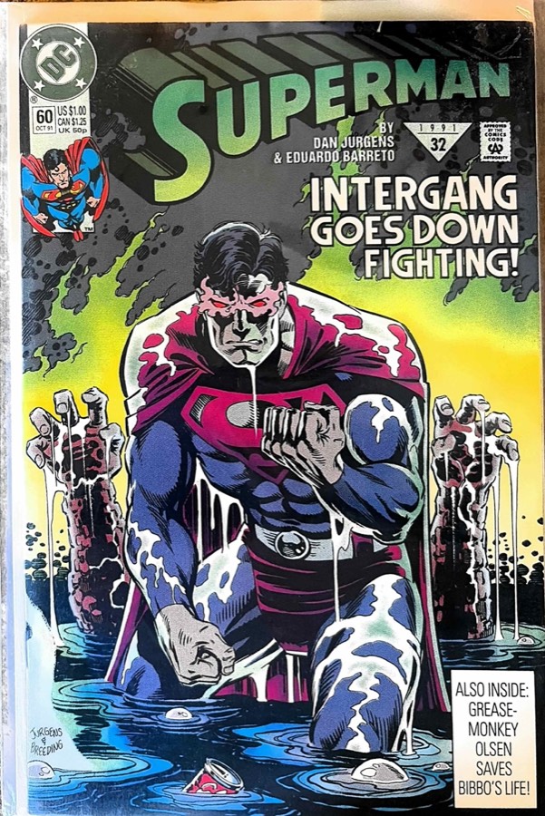 Superman #60 (1991) DC Comics First Print unassessed cover