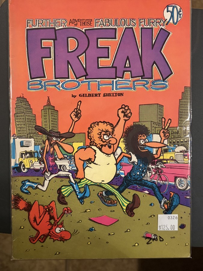 The Fabulous Furry Freak Brothers #2 Rip Off Press cover