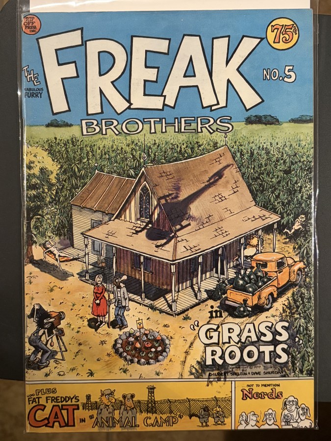 The Fabulous Furry Freak Brothers #5 (1977) Rip Off Press VF/NM cover