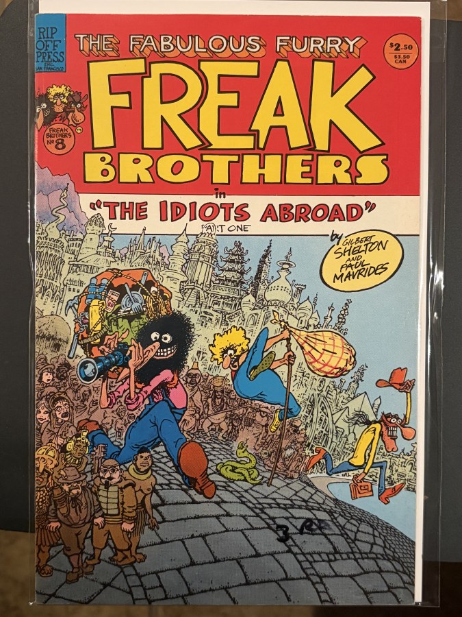 The Fabulous Furry Freak Brothers #8 (1984) Rip Off Press cover