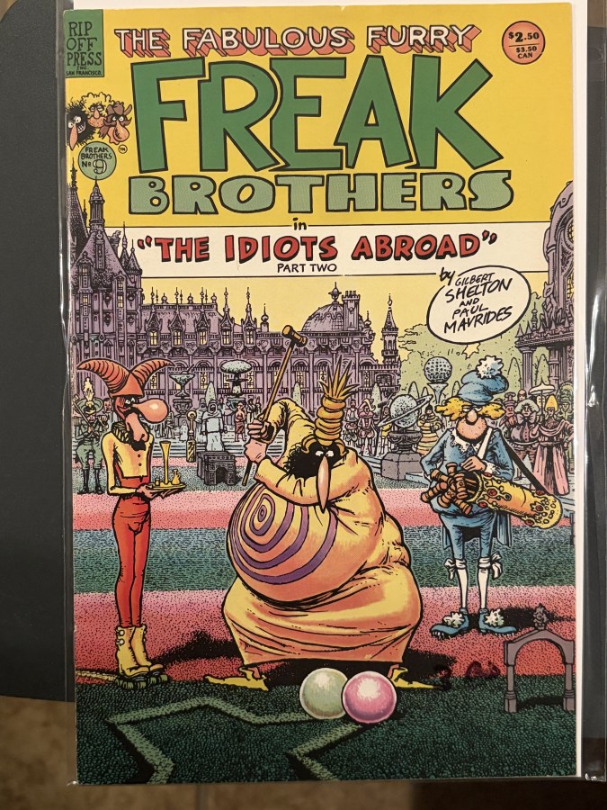 The Fabulous Furry Freak Brothers #9 (1985) Rip Off Press VF/NM cover