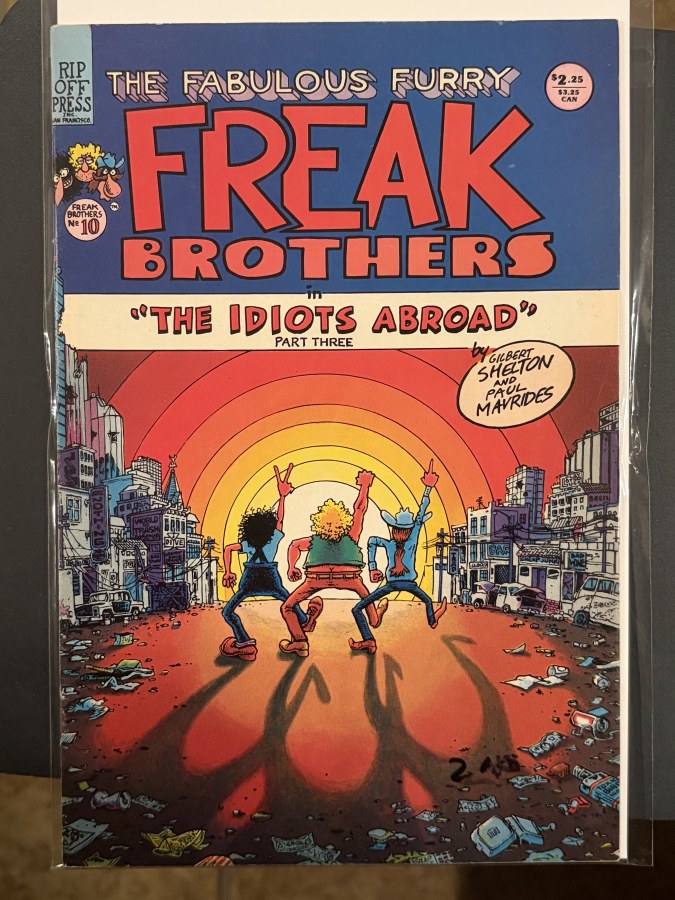 The Fabulous Furry Freak Brothers #10 (1984) Rip Off Press cover