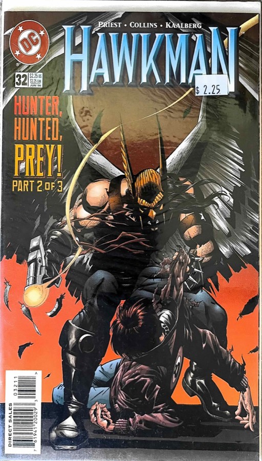 Hawkman #32 (1996) DC Comics unassessed cover