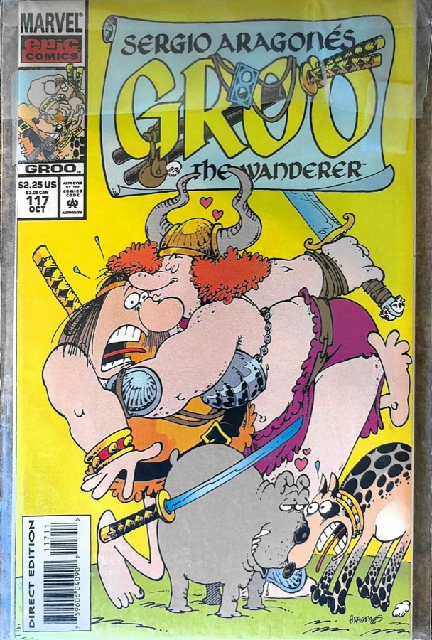Groo the Wanderer #117 (1994) Marvel Epic Comics First Printing unassessed cover