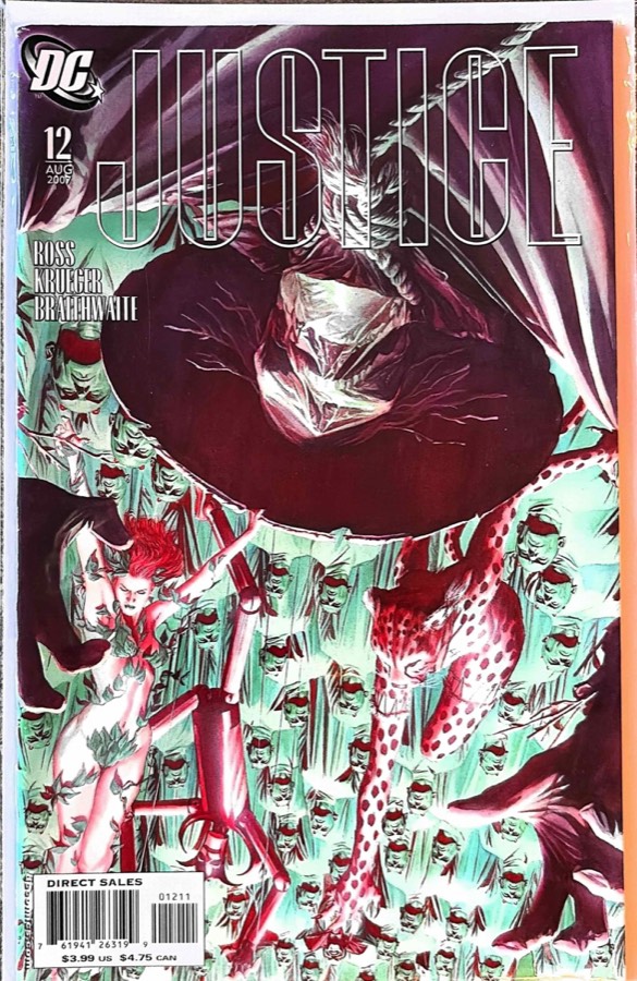 Justice #12 (2007) DC Comics unassessed cover