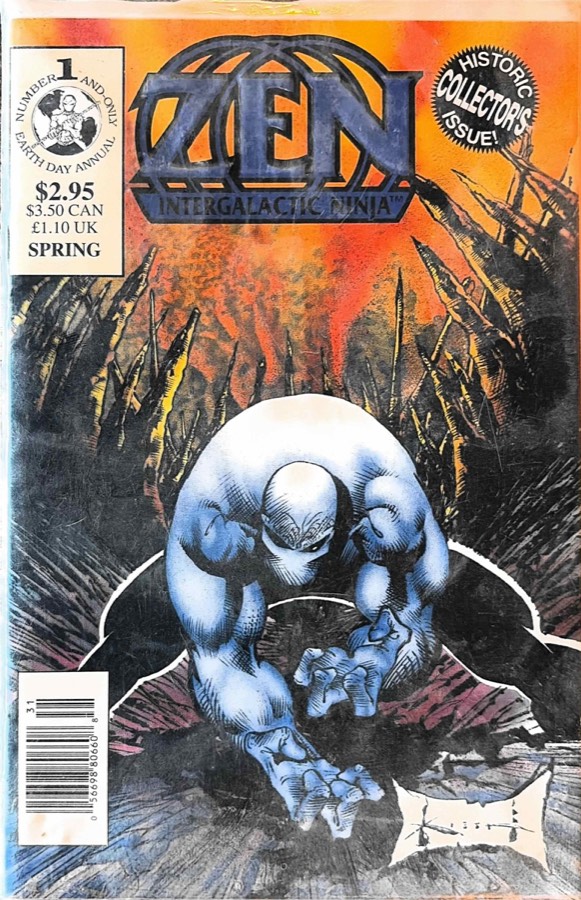 Zen Intergalactic Ninja Earth Day Annual #1 (1993) Zen Comics Publishing unasses cover