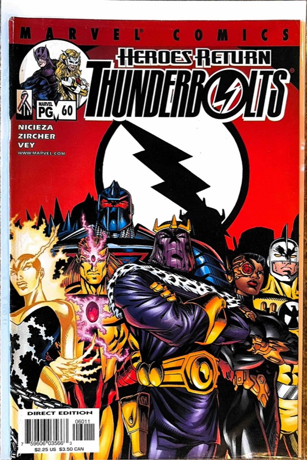 Thunderbolts #60 (2002) Marvel Comics unassessed cover