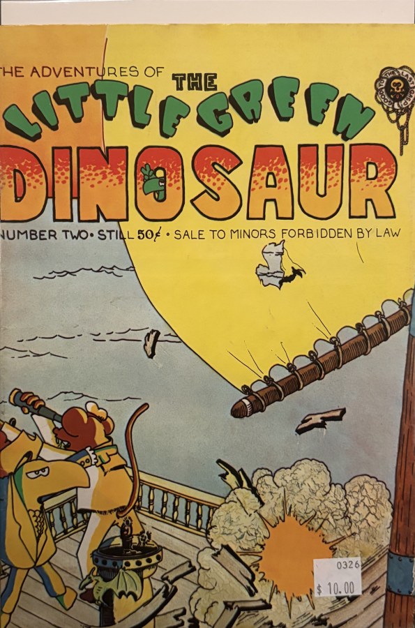 The Adventures of the Little Green Dinosaur #2 (1973) Last Gasp VF cover
