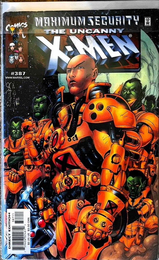 Uncanny X-Men #387 (2000) Marvel Comics unassessed cover