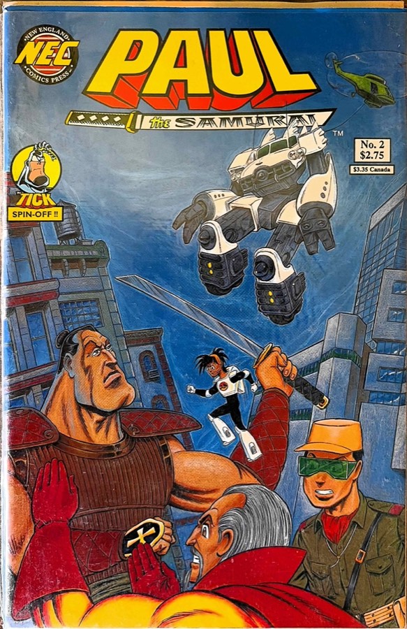 Paul the Samurai #2 cover